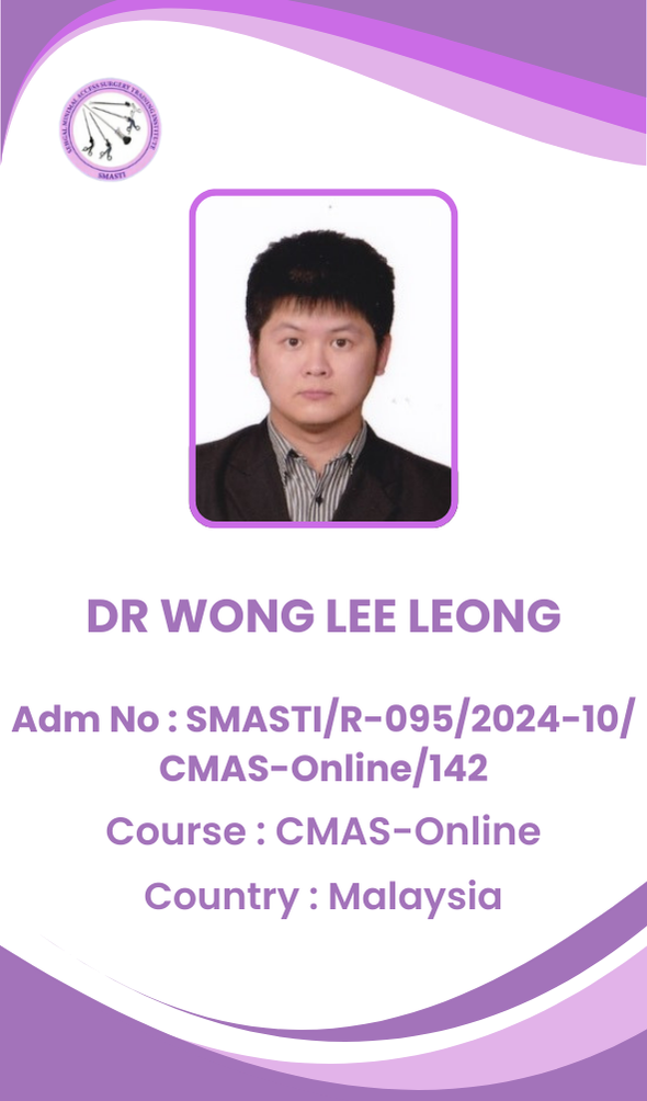 Dr Wong Lee Leong