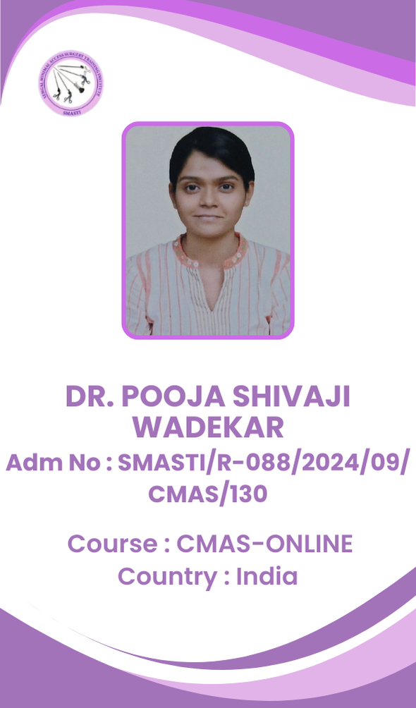 Dr. Pooja Shivaji Wadekar