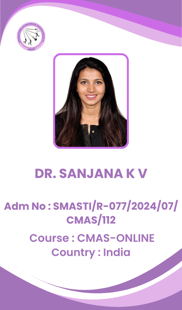 Dr. Sanjana K V