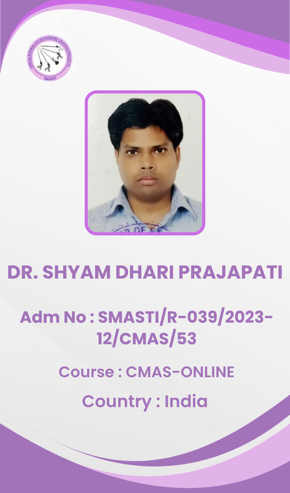 Dr. Shyam Dhari Prajapati